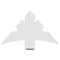 Ekena Millwork Davenport Architectural Grade PVC Gable Bracket, 36"W x 21"H x 4"D x 6"F, 14/12 Pitch GBP036X21X0406DAV00 - alternate 2